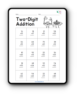 two digits addition