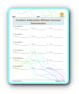 Subtracting fraction from mixed number thumbnail